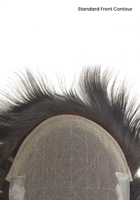 Q6 | French Lace with Thin Skin Hairpieces - Breathable | BLAC HAIR
