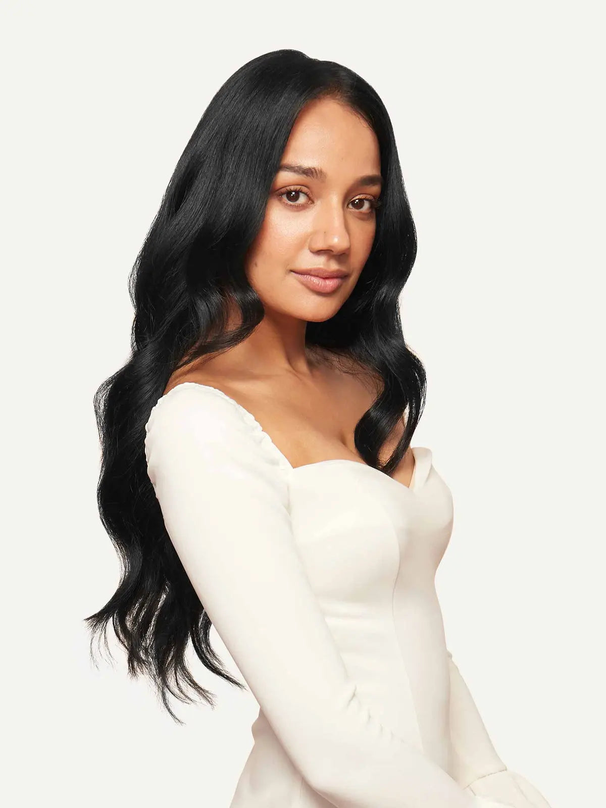 Seamless 7 set Jet Black Clip-Ins | BLAC HAIR EXTENSION