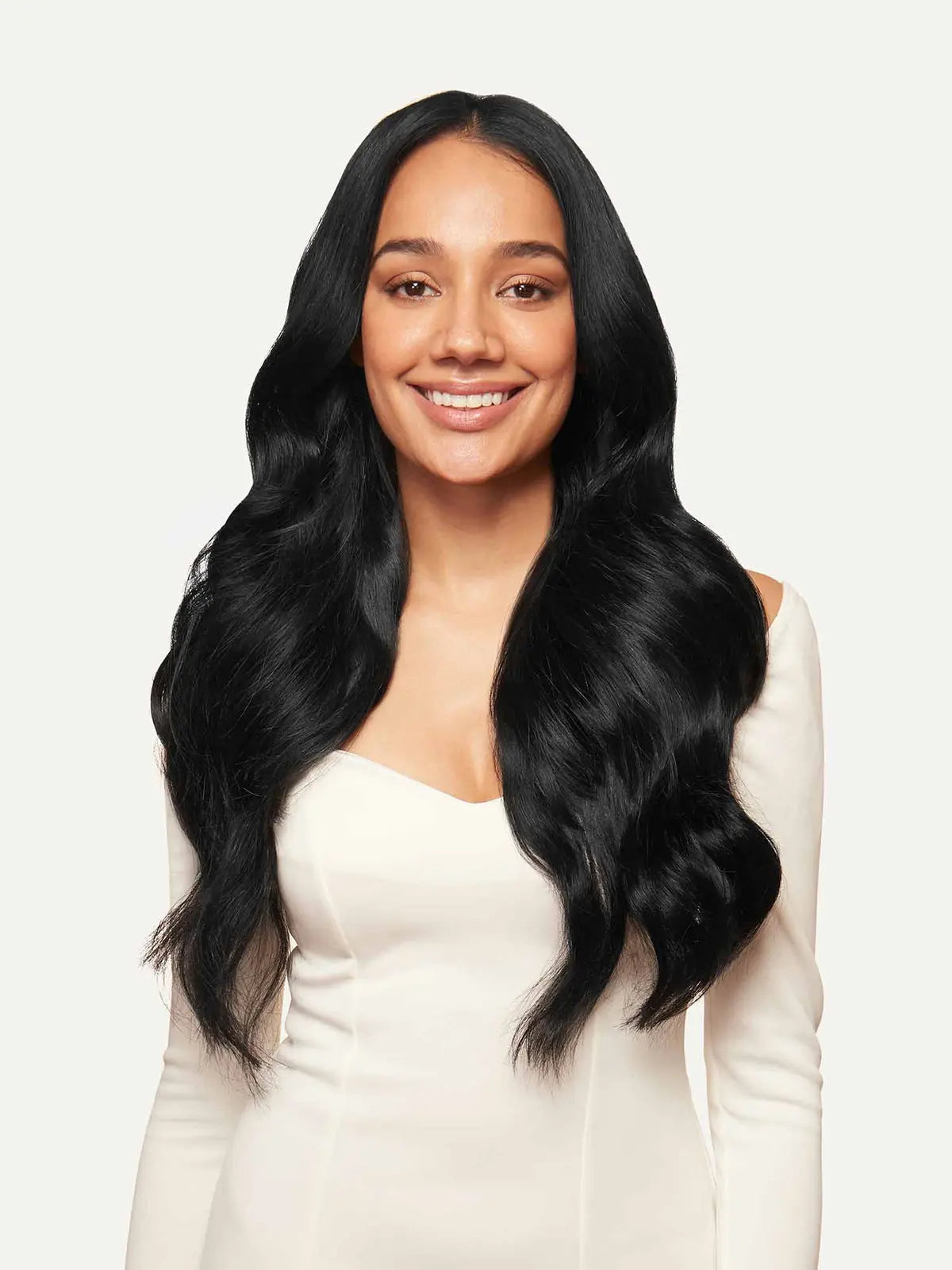 Seamless 7 set Jet Black Clip-Ins | BLAC HAIR EXTENSION
