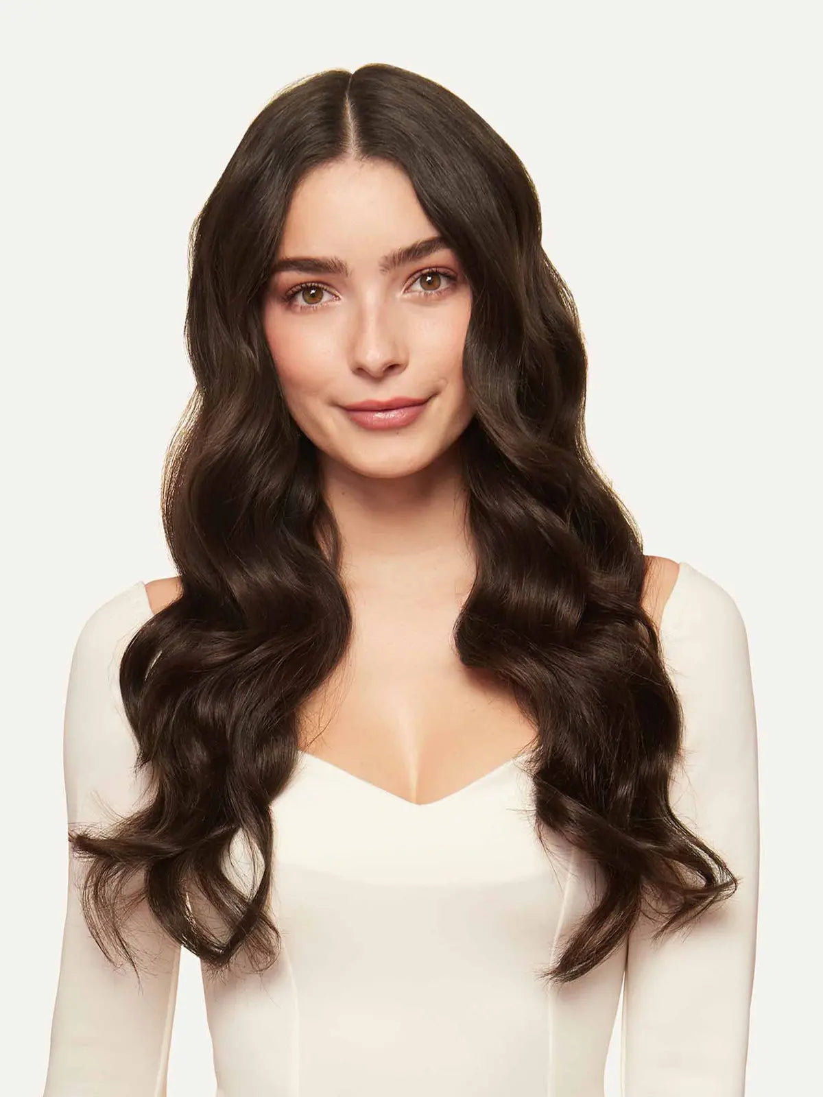 Seamless Dark Brown Clip-Ins | BLAC HAIR EXTENSION