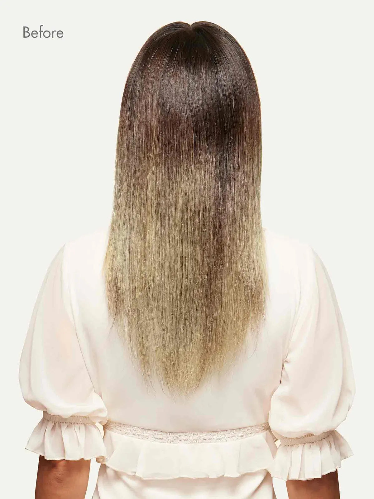 Seamless Ash Brown Highlights Clip-Ins | BLAC HAIR EXTENSION